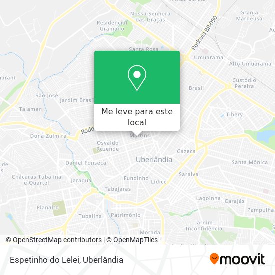 Espetinho do Lelei mapa
