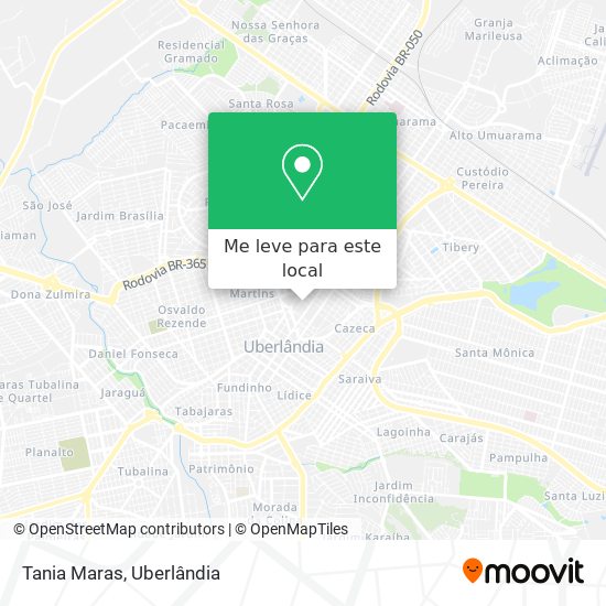 Tania Maras mapa
