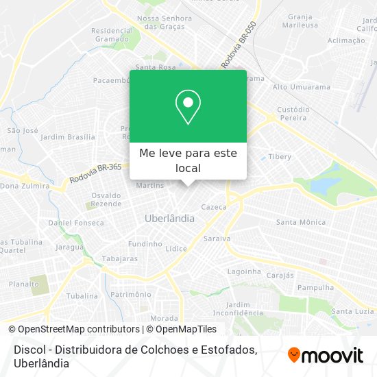 Discol - Distribuidora de Colchoes e Estofados mapa