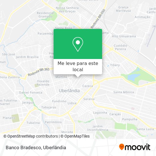 Banco Bradesco mapa