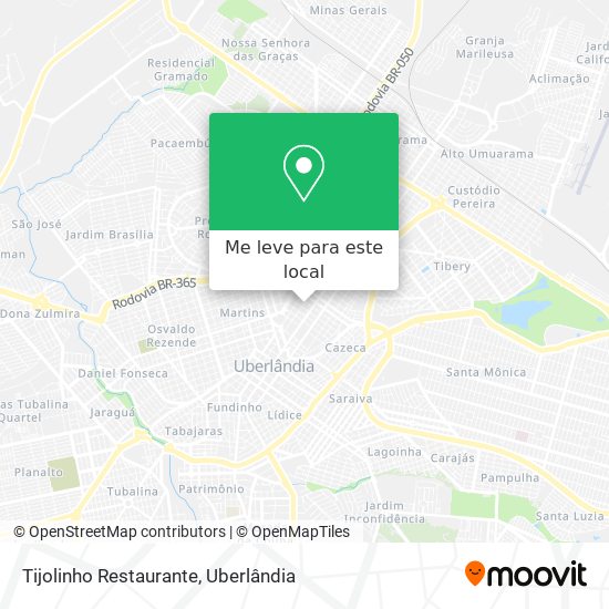 Tijolinho Restaurante mapa