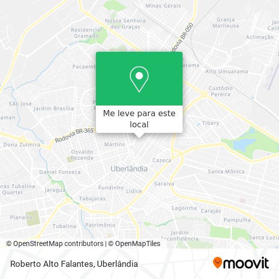 Roberto Alto Falantes mapa