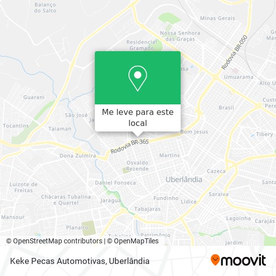 Keke Pecas Automotivas mapa