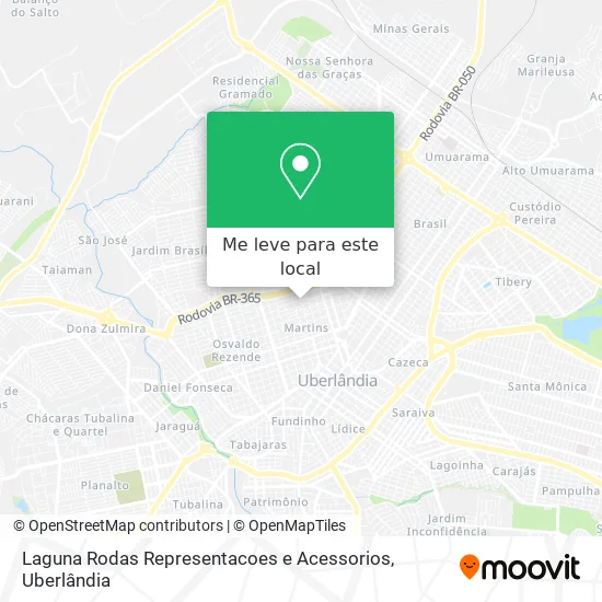 Laguna Rodas Representacoes e Acessorios mapa