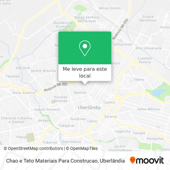 Chao e Teto Materiais Para Construcao mapa