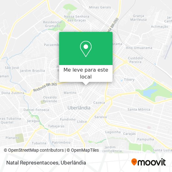 Natal Representacoes mapa