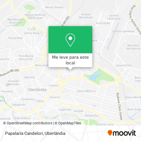 Papelaria Candelori mapa