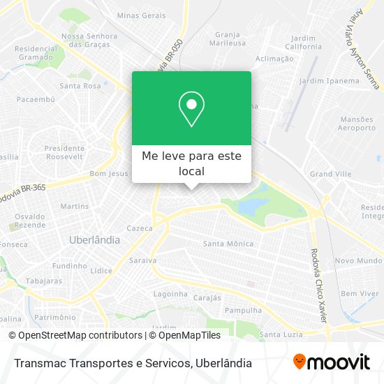 Transmac Transportes e Servicos mapa