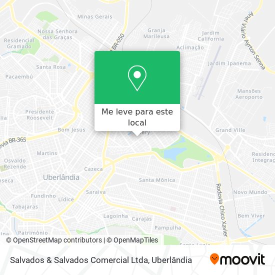 Salvados & Salvados Comercial Ltda mapa