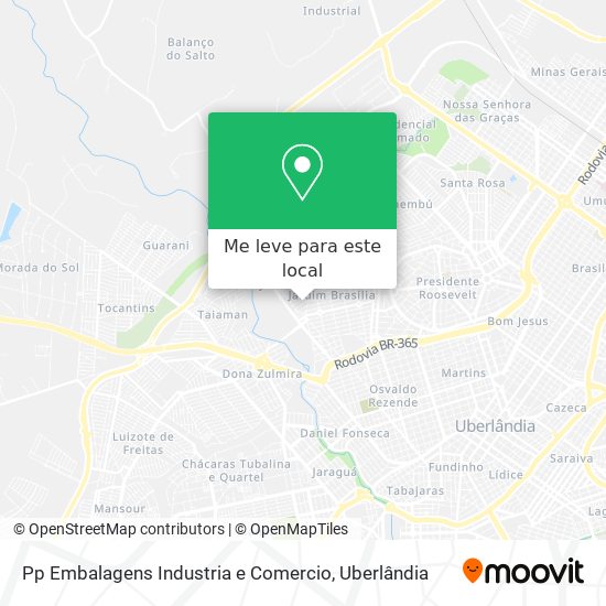 Pp Embalagens Industria e Comercio mapa