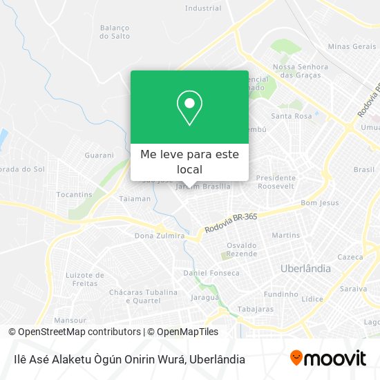 Ilê Asé Alaketu Ògún Onirin Wurá mapa
