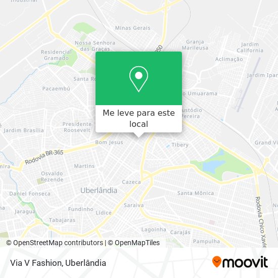 Via V Fashion mapa