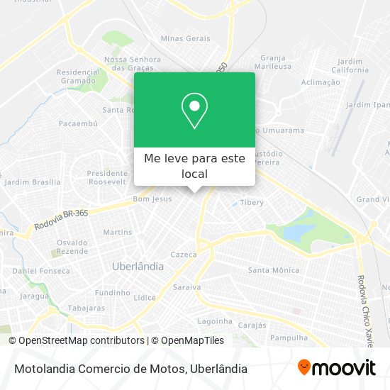 Motolandia Comercio de Motos mapa