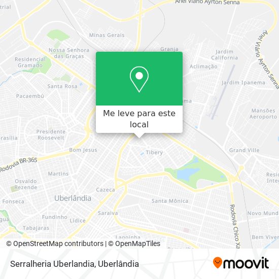 Serralheria Uberlandia mapa