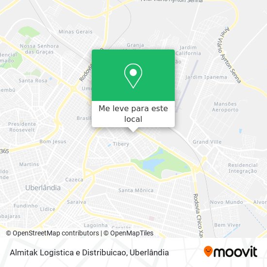 Almitak Logistica e Distribuicao mapa