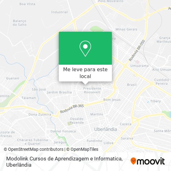 Modolink Cursos de Aprendizagem e Informatica mapa
