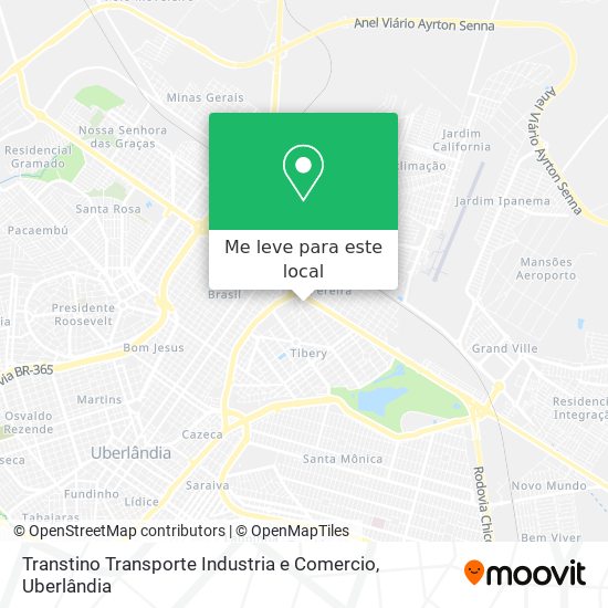 Transtino Transporte Industria e Comercio mapa