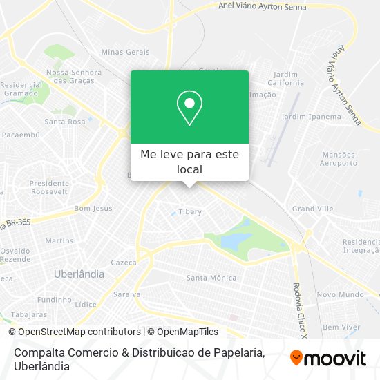 Compalta Comercio & Distribuicao de Papelaria mapa