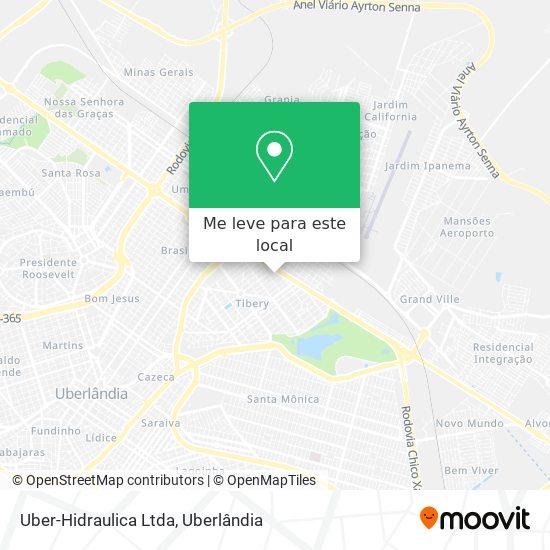 Uber-Hidraulica Ltda mapa