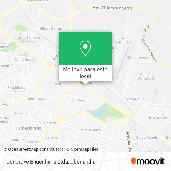 Conprove Engenharia Ltda mapa