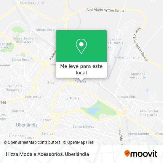 Hizza Moda e Acessorios mapa