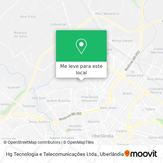 Hg Tecnologia e Telecomunicações Ltda. mapa