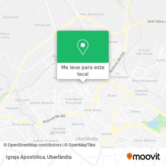 Igreja Apostólica mapa