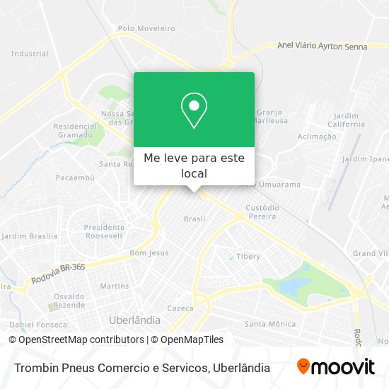 Trombin Pneus Comercio e Servicos mapa