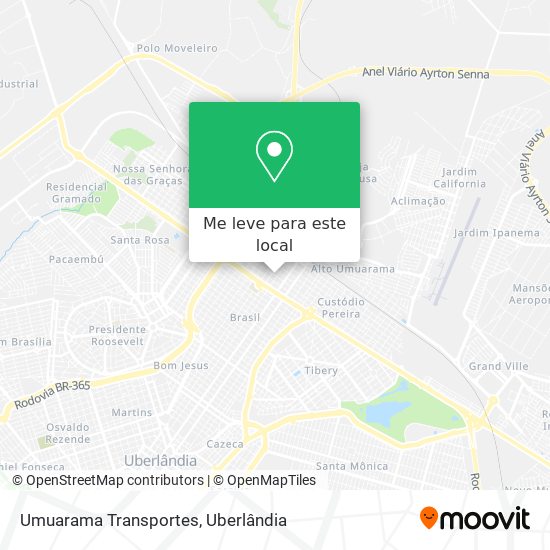 Umuarama Transportes mapa