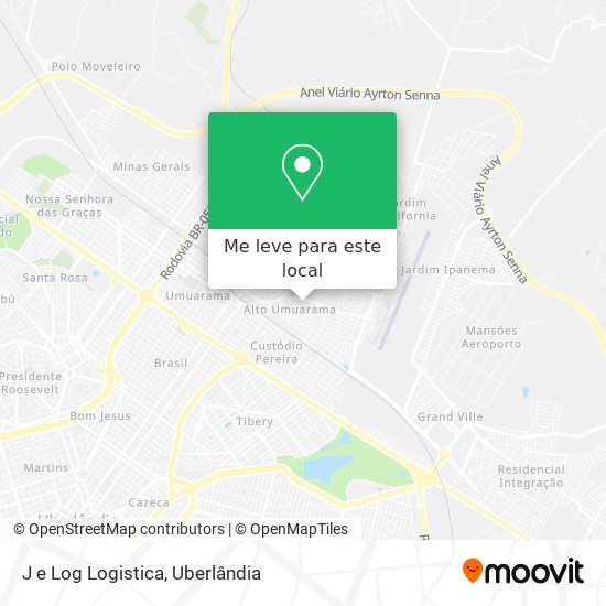 J e Log Logistica mapa