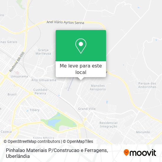 Pinhalao Materiais P / Construcao e Ferragens mapa
