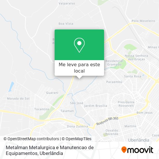 Metalman Metalurgica e Manutencao de Equipamentos mapa