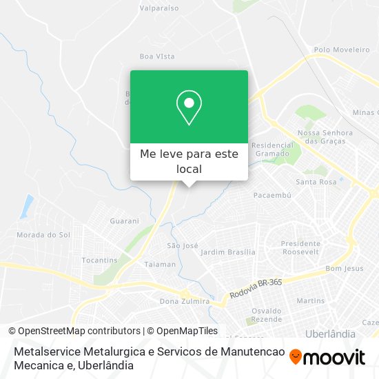 Metalservice Metalurgica e Servicos de Manutencao Mecanica e mapa