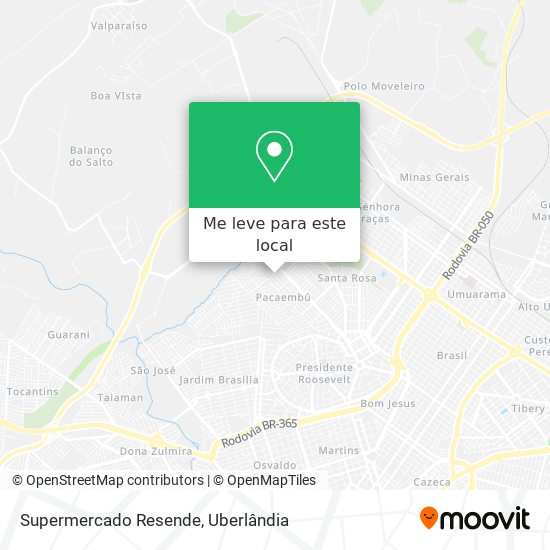 Supermercado Resende mapa