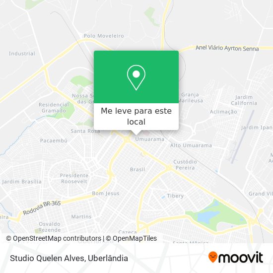 Studio Quelen Alves mapa