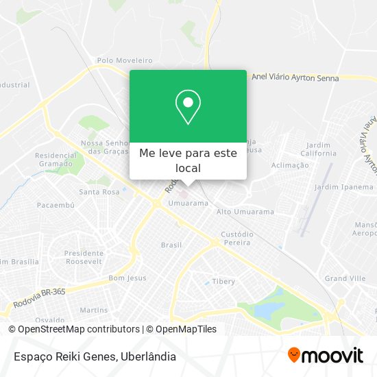 Espaço Reiki Genes mapa