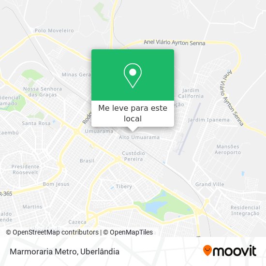 Marmoraria Metro mapa