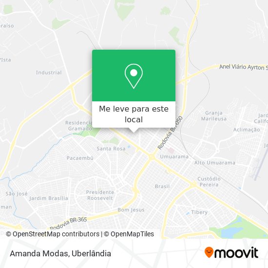 Amanda Modas mapa