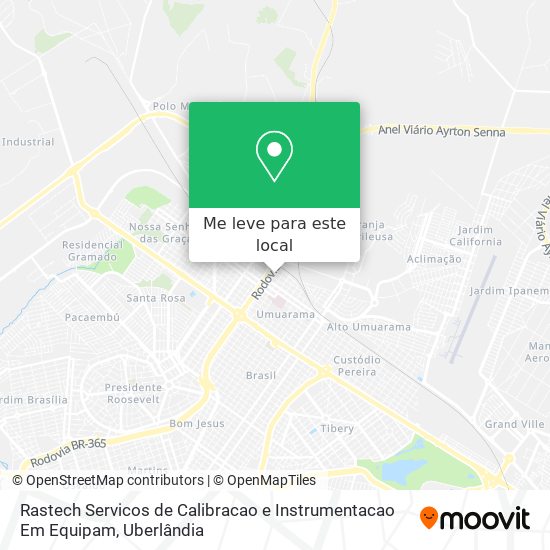 Rastech Servicos de Calibracao e Instrumentacao Em Equipam mapa