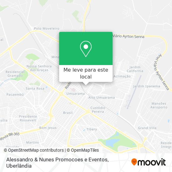 Alessandro & Nunes Promocoes e Eventos mapa