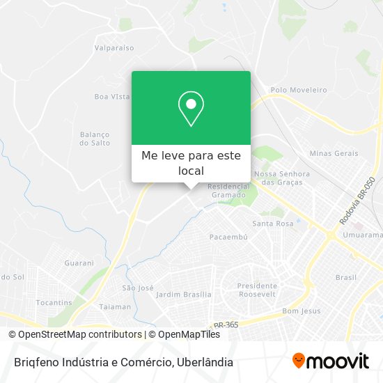 Briqfeno Indústria e Comércio mapa