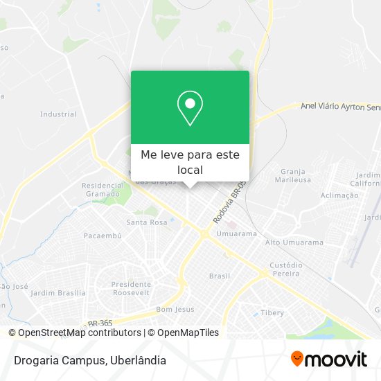 Drogaria Campus mapa