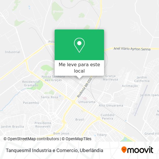 Tanquesmil Industria e Comercio mapa