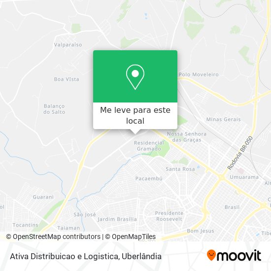 Ativa Distribuicao e Logistica mapa