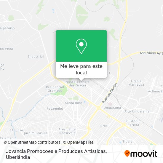 Jovancla Promocoes e Producoes Artisticas mapa