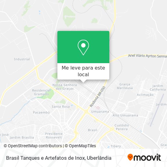Brasil Tanques e Artefatos de Inox mapa
