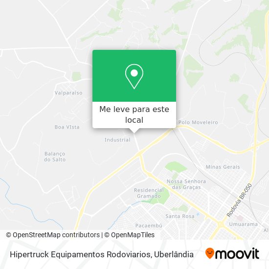 Hipertruck Equipamentos Rodoviarios mapa