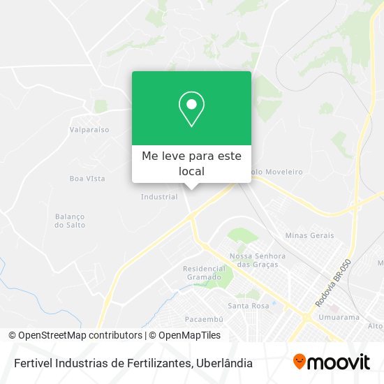 Fertivel Industrias de Fertilizantes mapa