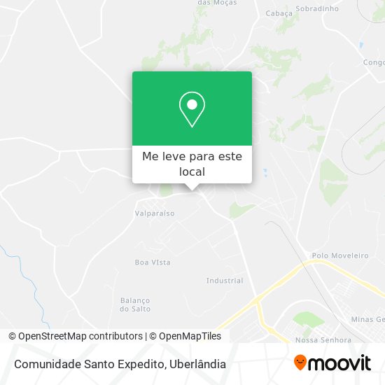 Comunidade Santo Expedito mapa