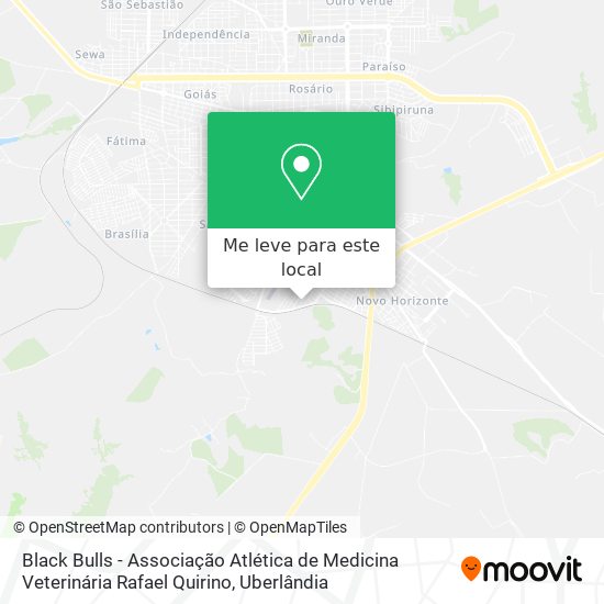 Black Bulls - Associação Atlética de Medicina Veterinária Rafael Quirino mapa